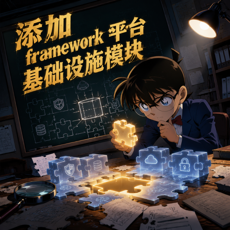 添加 framework 平台基础设施模块