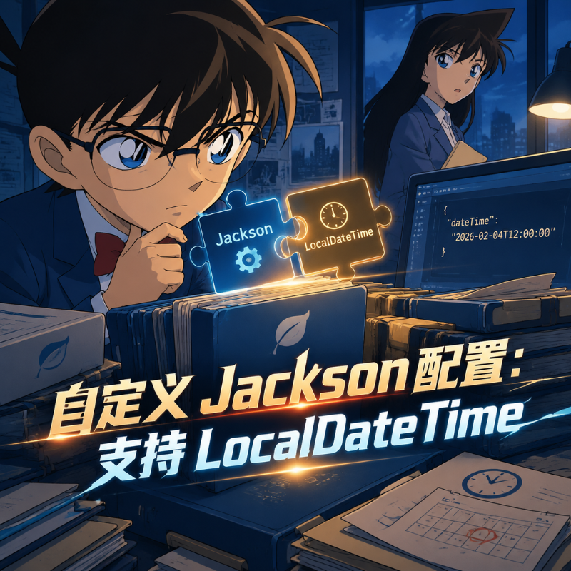 自定义 Jackson 配置：支持 LocalDateTime 日期 API